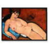 Amedeo Modigliani Akt 4 Nude on a Blue Cushion