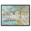 Claude Monet Effet de neige Śnieg