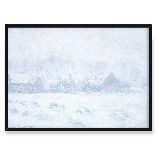 Claude Monet Effet de neige Śnieg 2