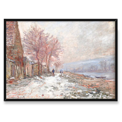 Claude Monet Lavacourt l'hiver Zima