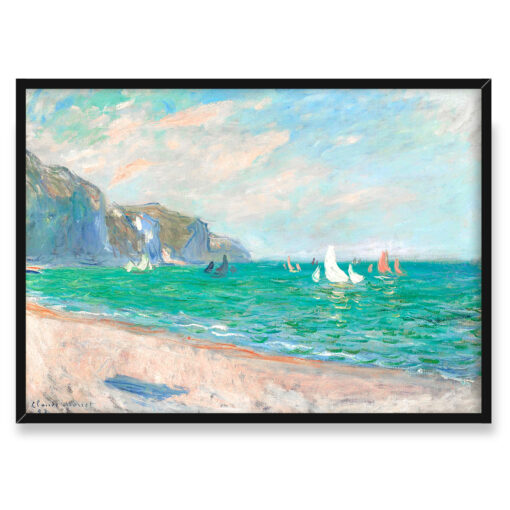 Claude Monet Łodzie przed klifami w Pourville