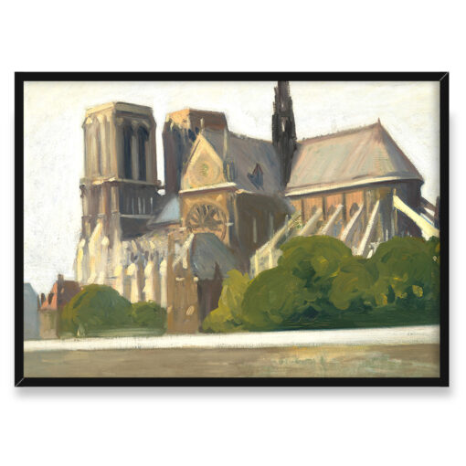 Edward Hopper Katedra Notre Dame Paryż