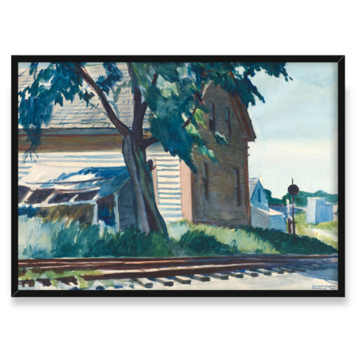 Edward Hopper Tory kolejowe w Lime Rock