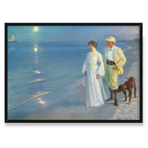 Pedar Severin Kroyer Letni wieczór na plaży w Skagen