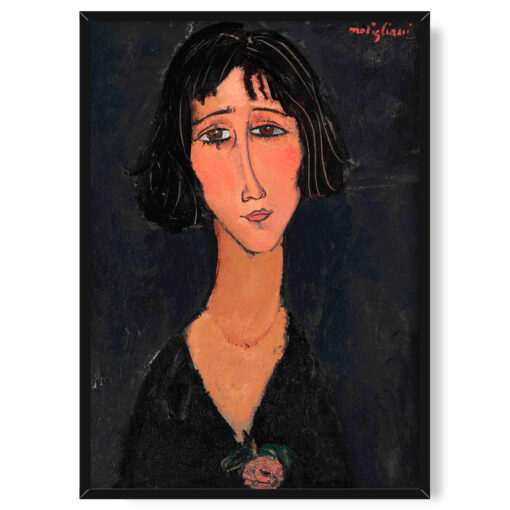 Amedeo Modigliani Młoda kobieta z różą