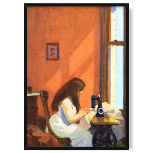 Edward Hopper Szyjąca dziewczyna