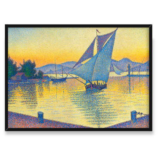 Paul Signac Port o zachodzie słońca