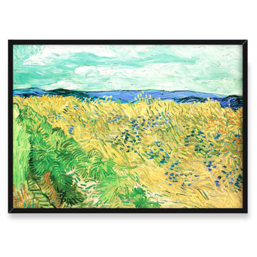 Vincent van Gogh Pole Wheatfield with Cornflowers