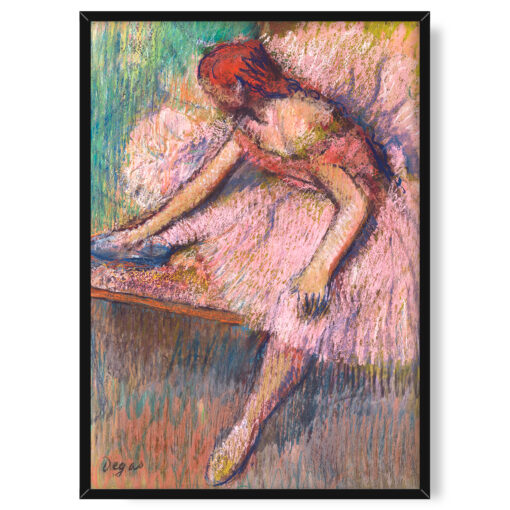 Edgar Degas Różowa tancerka