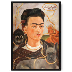 Frida Kahlo Autoportret z małpą i psem