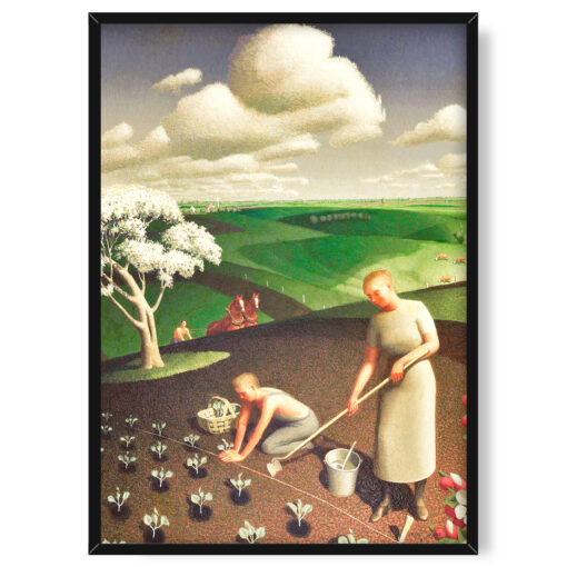 Grant Wood Wiosna na wsi