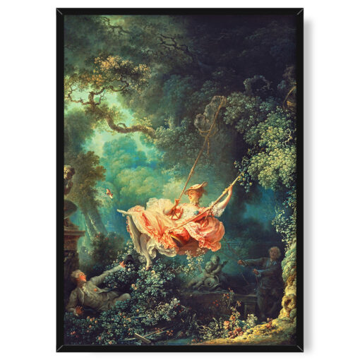 Jean-Honore Fragonard Huśtawka Les Hasards heureux de l'escarpolette