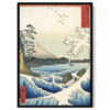 Utagawa Hiroshige Morze w Satta