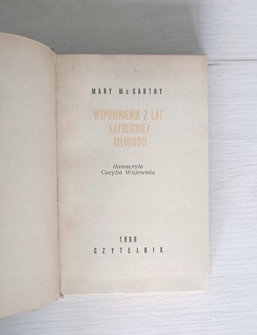 Wspomnienia z lat katolickiej młodości McCarthy - obrazek 5