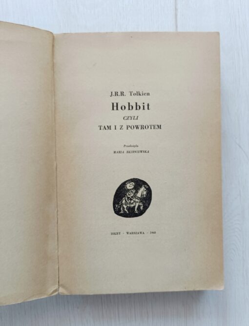 Hobbit Tolkien wydanie 1 1960 - obrazek 10