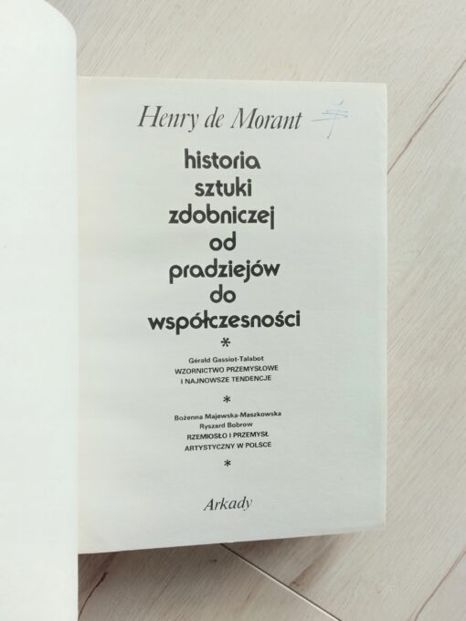 Historia sztuki zdobniczej Morant 1983 - obrazek 8