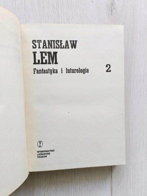 Fantastyka i futurologia Lem 1970 wydanie 1 - obrazek 7