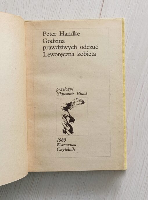 Godzina prawdziwych odczuć Handke 1980 - obrazek 5