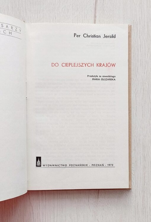 Do cieplejszych krajów Jersild 1973 - obrazek 5