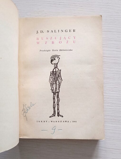 Buszujący w zbożu Jerome David Salinger wydanie 1 1961 - obrazek 7