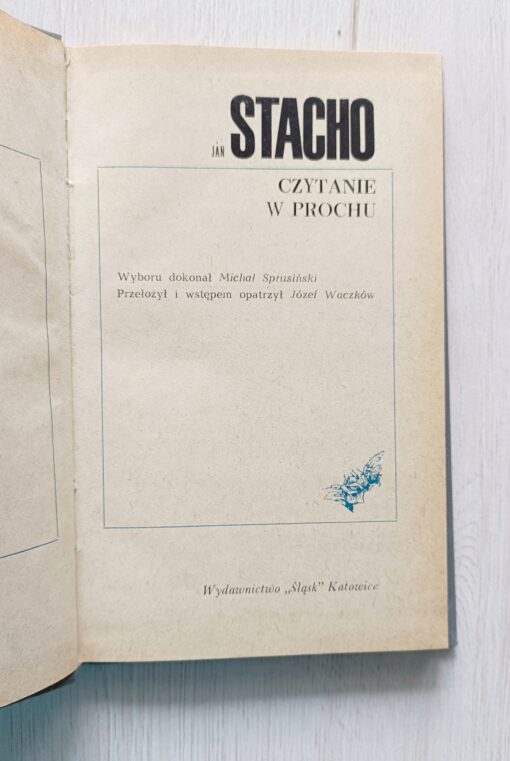 Czytanie w prochu Stacho 1986 - obrazek 5