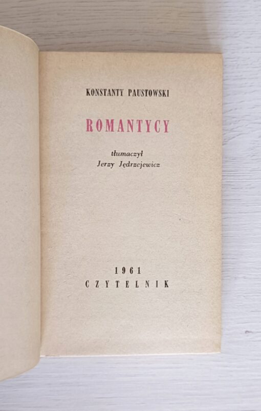 Romantycy Paustowski 1961 - obrazek 5