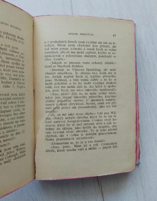 Przygody Sherlocka Holmesa Conan Doyle CZESKI 1925 - obrazek 9