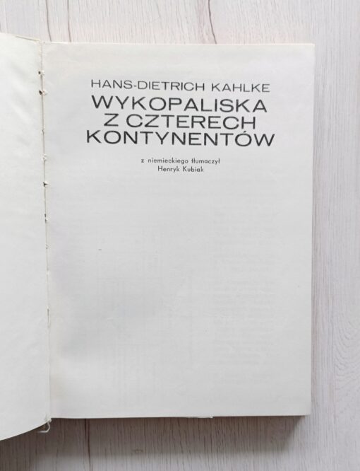 Kahlke Wykopaliska z czterech kontynentów 1972 - obrazek 6