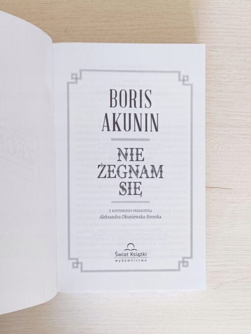 Nie żegnam się Boris Akunin - obrazek 3