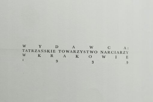 Góry wołają 1939 Adam K. Zieliński - obrazek 12