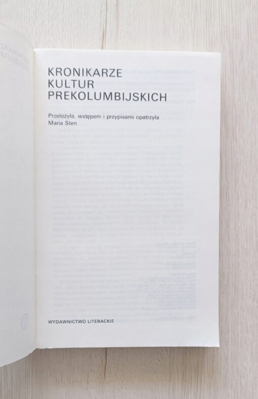 Kronikarze kultur prekolumbijskich Sten - obrazek 3