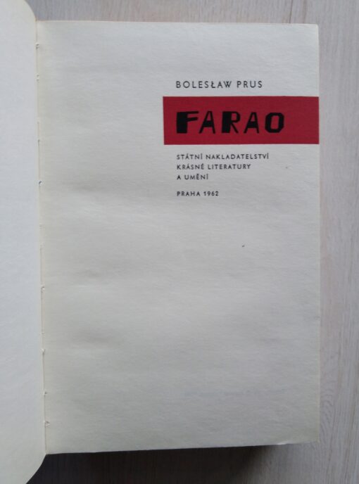 Farao Faraon Prus J.CZESKI - obrazek 5