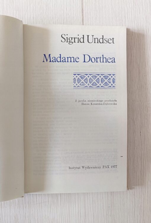 Undset Madame Dorthea - obrazek 5