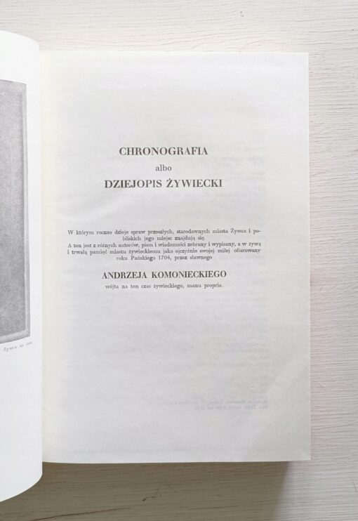 Chronografia albo Dziejopis żywiecki 1987 - obrazek 6