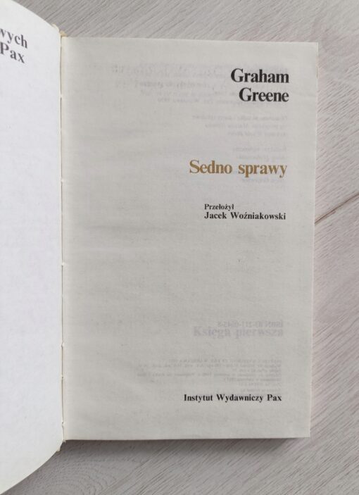 Sedno sprawy Greene 1987 - obrazek 6