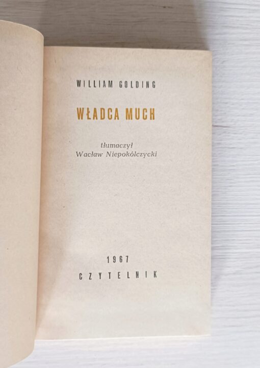 Władca much Golding 1967 - obrazek 6