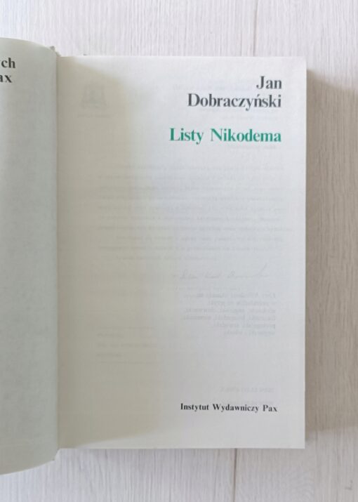 Listy Nikodema Jan Dobraczyński - obrazek 6