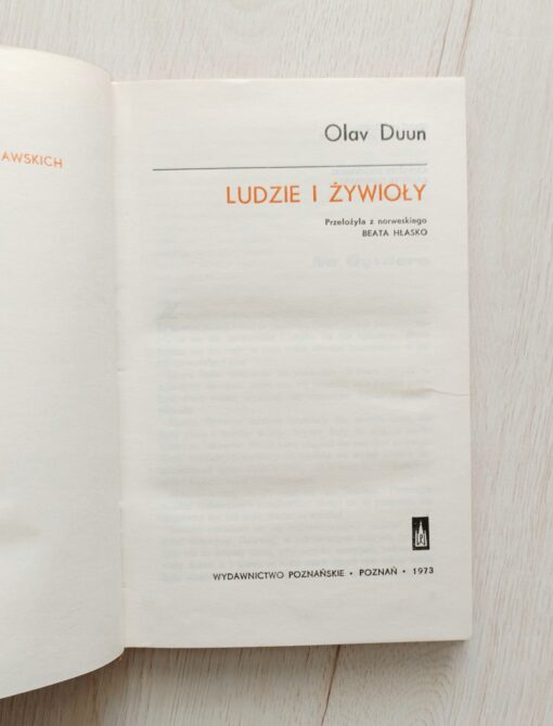 Ludzie i żywioły Duun 1973 - obrazek 5