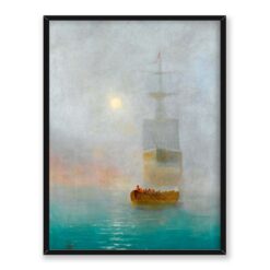 Abdulmecid Efendi Galeon we mgle 30x40