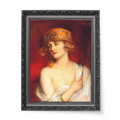 Albert Lynch Młoda piękność 50x70 wydruk na płótnie CANVAS