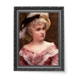 Aleksander Gierymski Dama rokokowa 50x70 wydruk na płótnie CANVAS