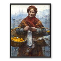 Aleksander Gierymski Żydówka z pomarańczami 30x40