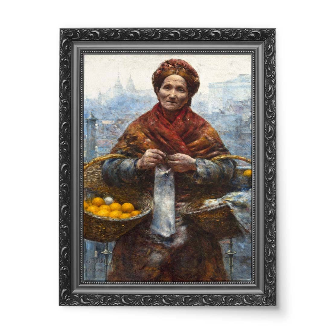 Aleksander Gierymski Żydówka z pomarańczami 50x70 wydruk na płótnie CANVAS