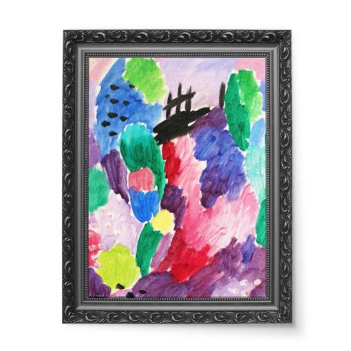 Alexei von Jawlensky Czerwona ścieżka St Prex 50x70 wydruk na płótnie CANVAS