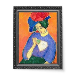 Alexei von Jawlensky Dama z wachlarzem 50x70 wydruk na płótnie CANVAS