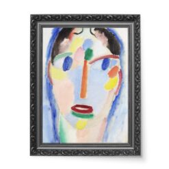 Alexei von Jawlensky Głowa w kolorze niebieskim 2 50x70 wydruk na płótnie CANVAS