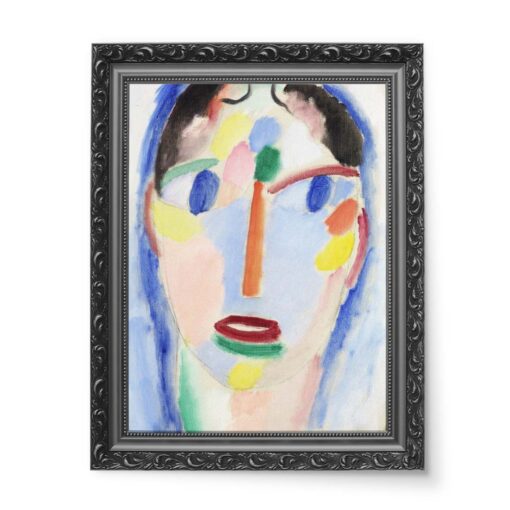 Alexei von Jawlensky Głowa w kolorze niebieskim 2 50x70 wydruk na płótnie CANVAS