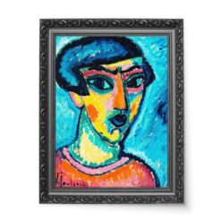 Alexei von Jawlensky Głowa w kolorze niebieskim 50x70 wydruk na płótnie CANVAS