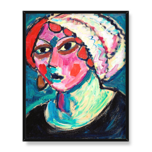 Alexej von Javlensky Biały turban 40x50