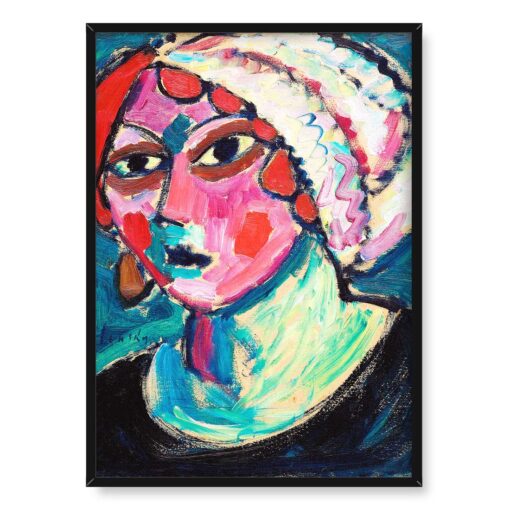 Alexej von Javlensky Biały turban 50x70